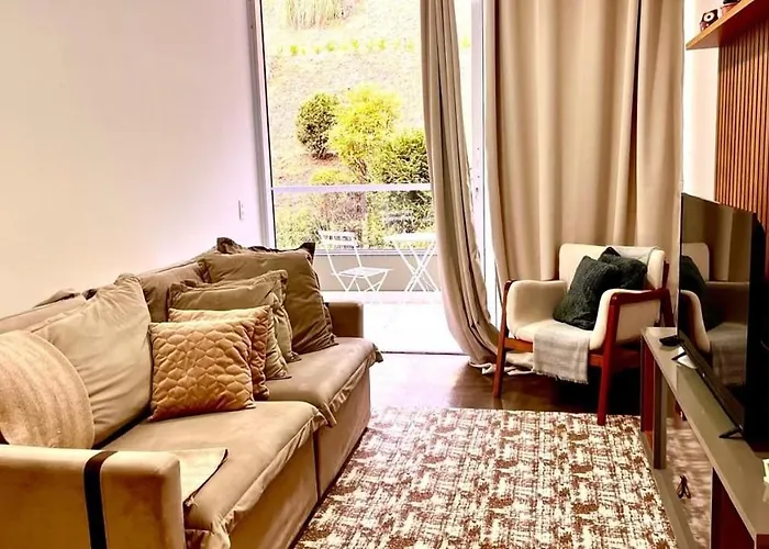 Aconchegante apartamento em Campos do Jordão, região Capivari - PET friendly#